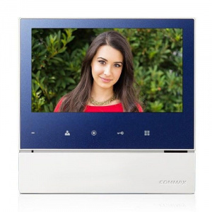 Видеодомофон COMMAX CDV-70H2 белый  экран  7, без трубки, PAL/NTSC, размер 180*179,6*28