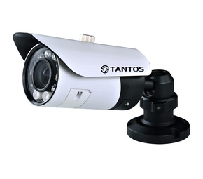 Видеокамера Tantos TSi-Pm451V, IP, 4МП(2688х1520), 3-12мм, ИК 25м, уличная, цилиндрическая