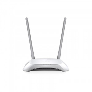 Wi-Fi роутер TP-LINK TL-WR840N, белый, 2.4 ГГц,  10/100BASE-TX х 4