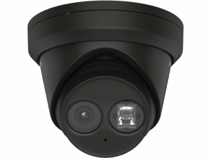 Видеокамера HIKVISION, DS-2CD2383G2-IU(BLACK), IP, 8МП(3840x2160), 2.8мм, ИК 30м, уличная, купольная