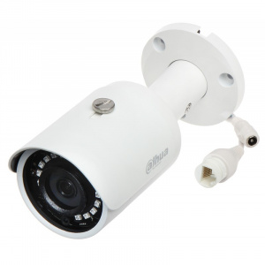 Видеокамера Dahua DH-IPC-HFW1431SP-0360B, IP, 4МП(2688х1520), 3.6мм, ИК 30м, уличная, цилиндрическая