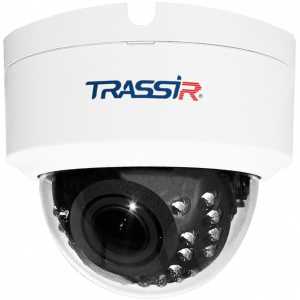 Видеокамера Trassir TR-D2D2, IP, купольная, внутренняя, 2 МП, вариофокал,Ø112×98 мм , ИК 25 м