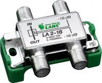 Ответвитель LANS LA-2-16/16дБ ( 2 отвода, затухание 16 дБ, 5-1000 мгц)