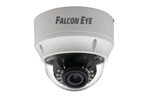 Видеокамера Falcon Eye FE-IPC-DL301PVA, IP, 3Mp(2048х1536), 2.8 - 12мм, ИК 25м, уличная, купольная