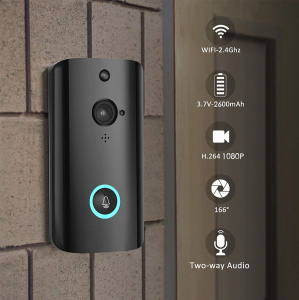 Вызывная видеопанель FCCWO FULL HD IP с функцией WI-FI , 2MP, внутренняя, microSD,  75*143*30 мм