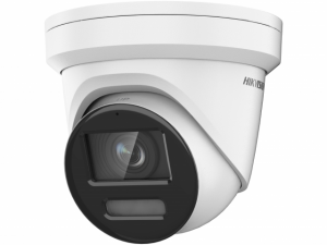 Видеокамера HIKVISION, DS-2CD2387G2-LU(C), IP, 8МП(3840x2160), 2.8мм, ИК 30м, уличная, купольная, Co