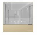 Видеодомофон COMMAX CDV-70H2(AM) MIRROR Золото, 7TFT LCD, PAL/NTSC (800*480), сенсорные кнопки, зап