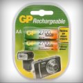 Аккумулятор GP HR6-2BL, Ni-MH, типоразмер AA, 2700 мАч, 1.2V