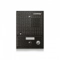Вызывная видеопанель COMMAX DRC-4CGN2, PAL, угол 47º, ИК 1м, 1 абон., накладной, черный, без козырьк