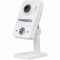Видеокамера Trassir TR-D7111IR1W, IP, 1.3MП(1280х960), 2.8мм, ИК 10м, внутренняя, компактная