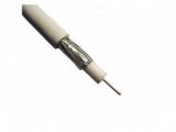 Кабель коаксиальный RG - 6 ССS 1,02 белый