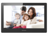 Видеодомофон HIKVISION DS-KH8520-WTE1 черный, 10TFT LCD, IP (1024х600), сенсор, запись