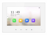 Видеодомофон HiWatch VDP-H2201 белый, 7 TFT LCD, IP (1024х600), сенсор, запись