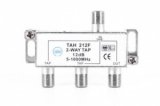 Ответвитель TAH 212 F на 2 отвода, затухание 12 db в ассортименте