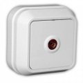 Розетка ТВ  MAKEL  45107  накладная